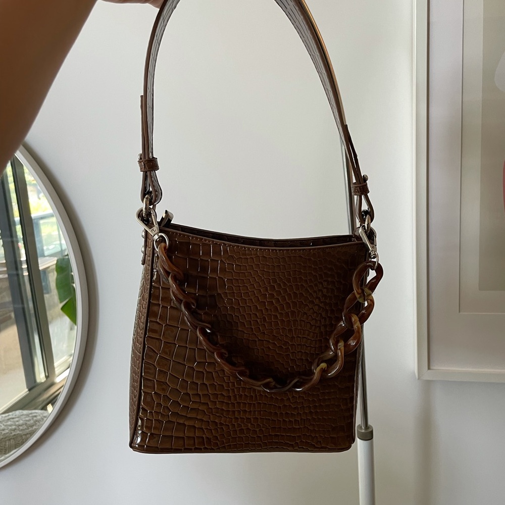 HVISK Brown Shoulder Bag